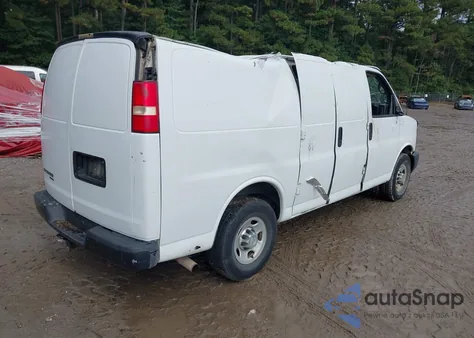2012 Chevrolet Express 2500 Work Van from USA, damaged, VIN 1GCWGFCA5C1143411